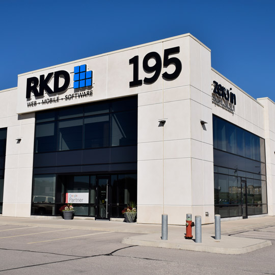RKD Web Studios and Zero In office building